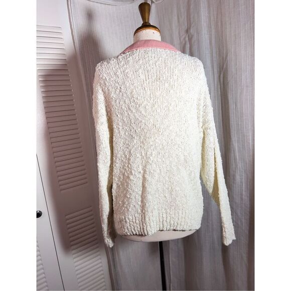 Diamond Hill | Women’s | Sweaters | L | Vintage Cream Knitted Floral Long Sleeve - Picture 5 of 6